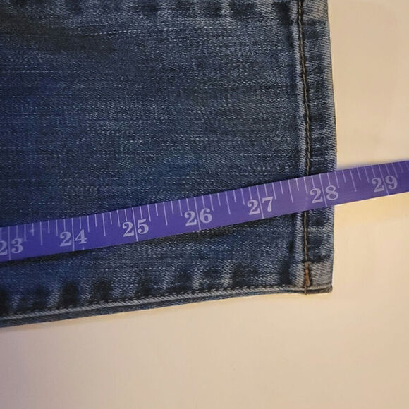 PILCRO & THE LETTERPRESS HIGH RISE SKINNY MID WASH JEANS, SZ 31 - Picture 14 of 14